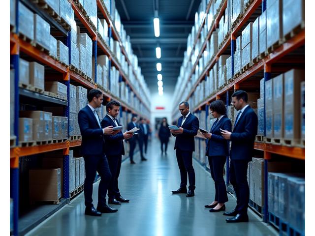 Moderní logistické centrum s elektronikou a týmem Trade Arc Chechia